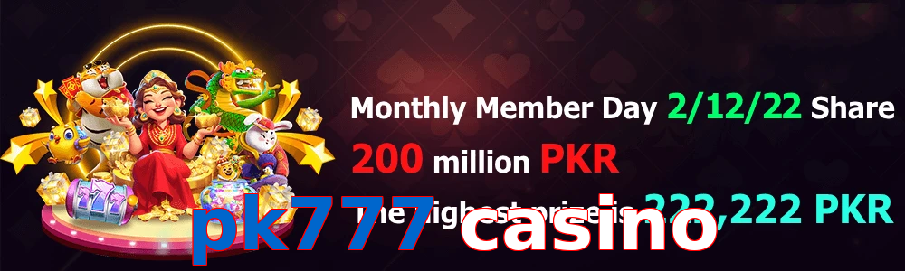Pk777 casino game feature